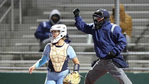 Montgomery Lake Creek Allen Texas softball Allen Tournament 022323 Brian McLean 4